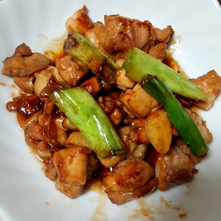 鶏もも肉と長ネギの★焼き鳥風